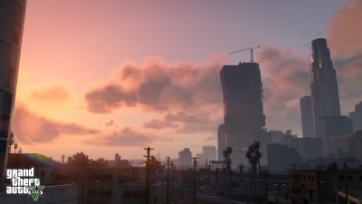 Вид на Лос Сантос в GTA 5